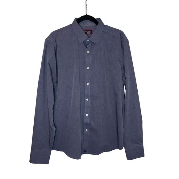UNTUCK IT WRINKLE FREE MENS BUTTON UP CLASSIC DRESSY SHIRT MENS SIZE LARGE NWOT - Picture 1 of 6